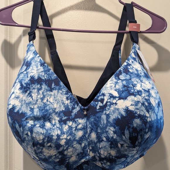 Bra - 40H Cacique Lightly Lined No Wire Back smoothing- NWT - Picture 2 of 6